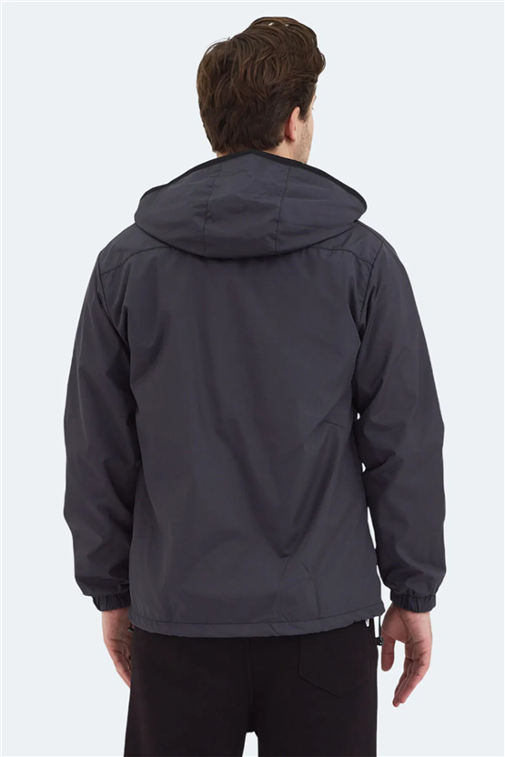 Slazenger Ofans Koyu Gri Erkek Yagmurluk