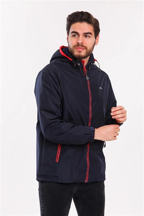 Slazenger Ofans Lacıvert Erkek Yagmurluk