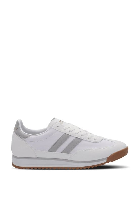 Slazenger Oleks G Beyaz / Gri Garson Yuruyus Ayakkabısı
