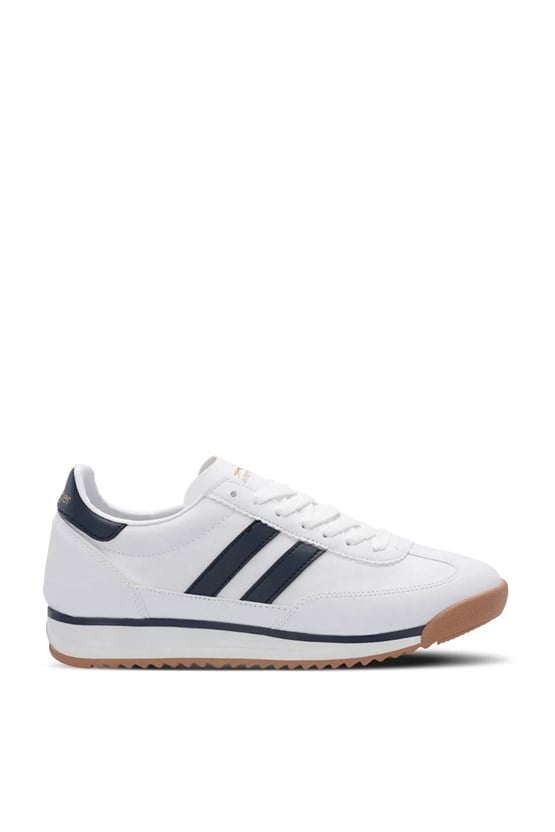 Slazenger Oleks G Beyaz / Lacıvert Garson Yuruyus Ayakkabısı