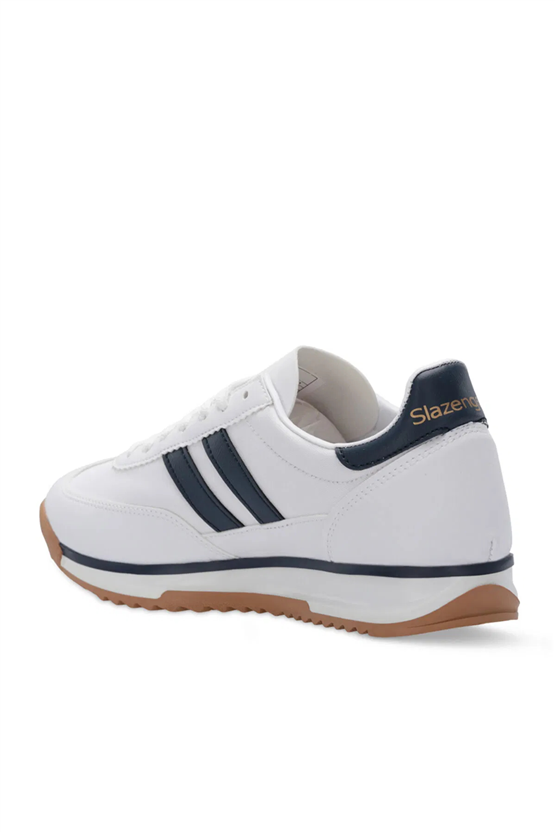 Slazenger Oleks G Beyaz / Lacıvert Garson Yuruyus Ayakkabısı