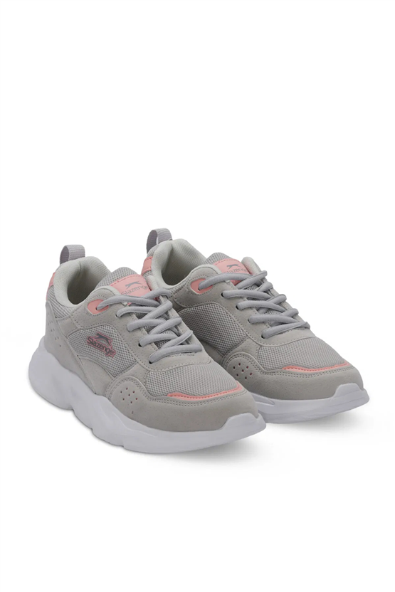 Slazenger Omaha Grı / Pembe Zenne Yuruyus Ayakkabısı