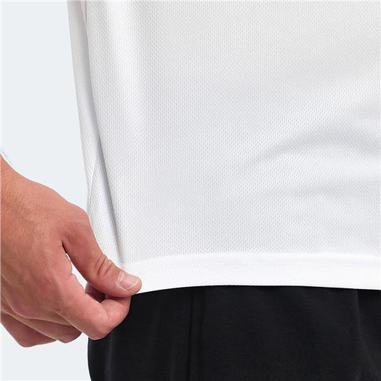 Slazenger Omar Ktn. Beyaz Erkek Bısıklet Yaka T-Shırt