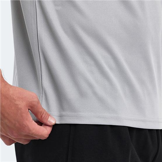Slazenger Omar Ktn. Acık Grı Erkek Bısıklet Yaka T-Shırt