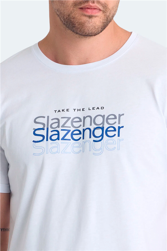 Slazenger Pallu I Beyaz Erkek T-Shırt