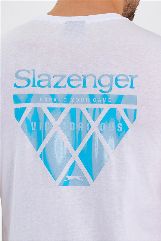 Slazenger Panco Beyaz  Erkek T-Shırt