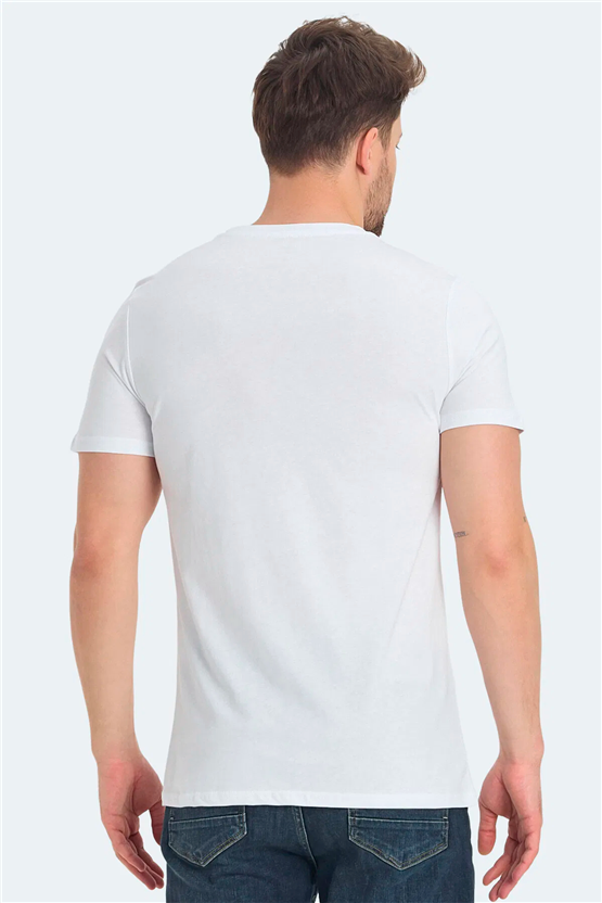 Slazenger Ratan Beyaz Erkek T-Shırt