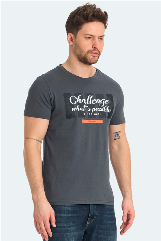 Slazenger Ratan Fume Erkek T-Shırt