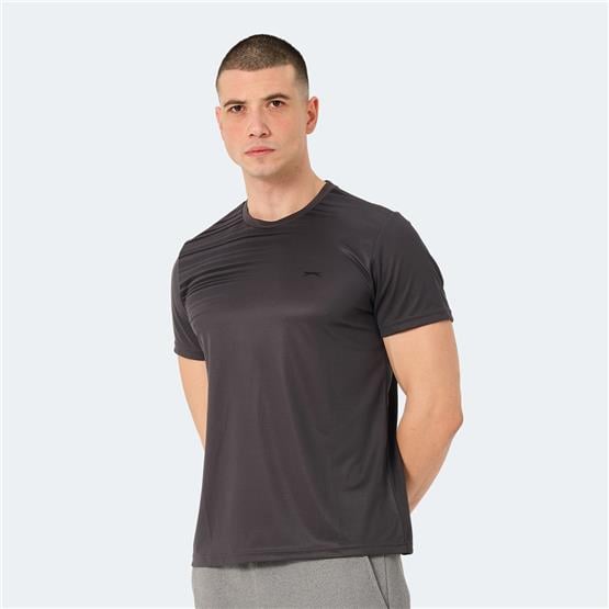 Slazenger Raven Fume Erkek Bısıklet Yaka T-Shırt