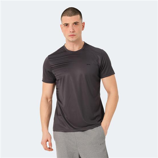 Slazenger Raven Fume Erkek Bısıklet Yaka T-Shırt