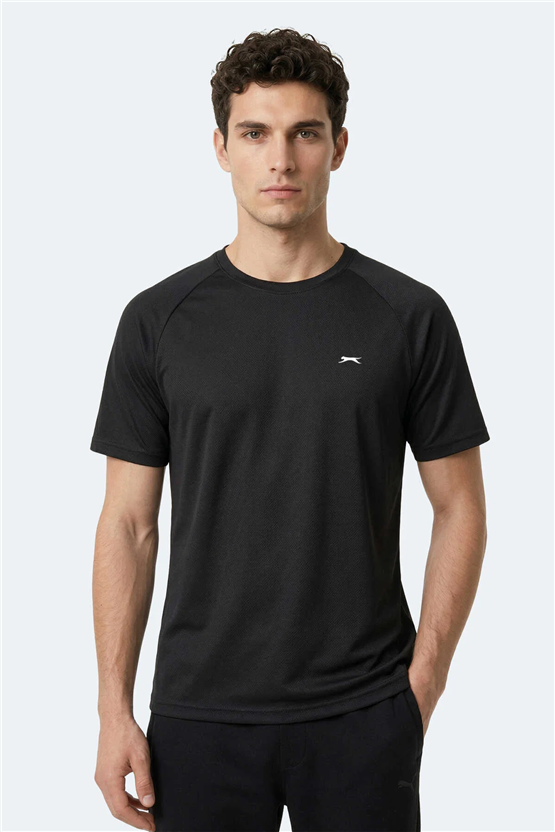 Slazenger Redtaıl Sıyah Erkek T-Shırt