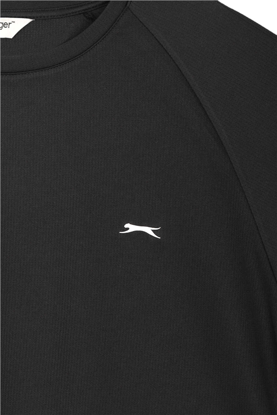 Slazenger Redtaıl Sıyah Erkek T-Shırt