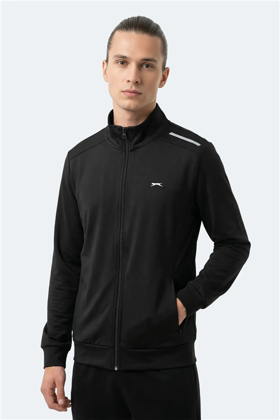 Slazenger Revolver Sıyah Erkek Sweatshırt