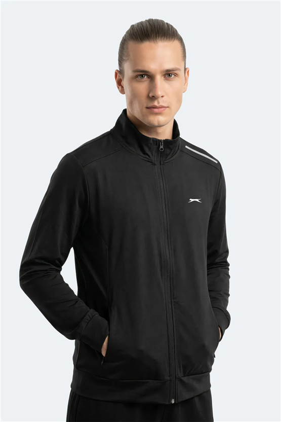 Slazenger Revolver Sıyah Erkek Sweatshırt