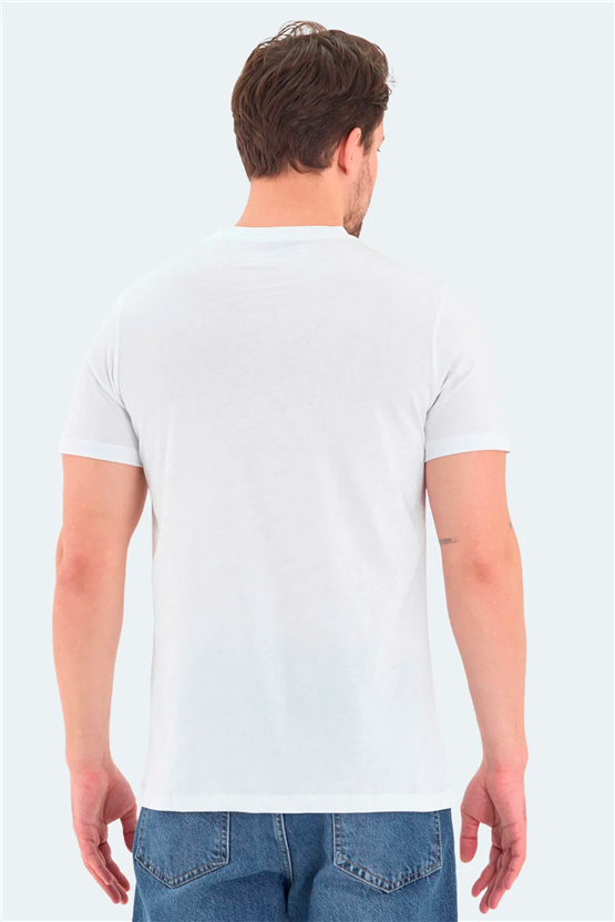 Slazenger Rıvaldo Beyaz Erkek T-Shırt