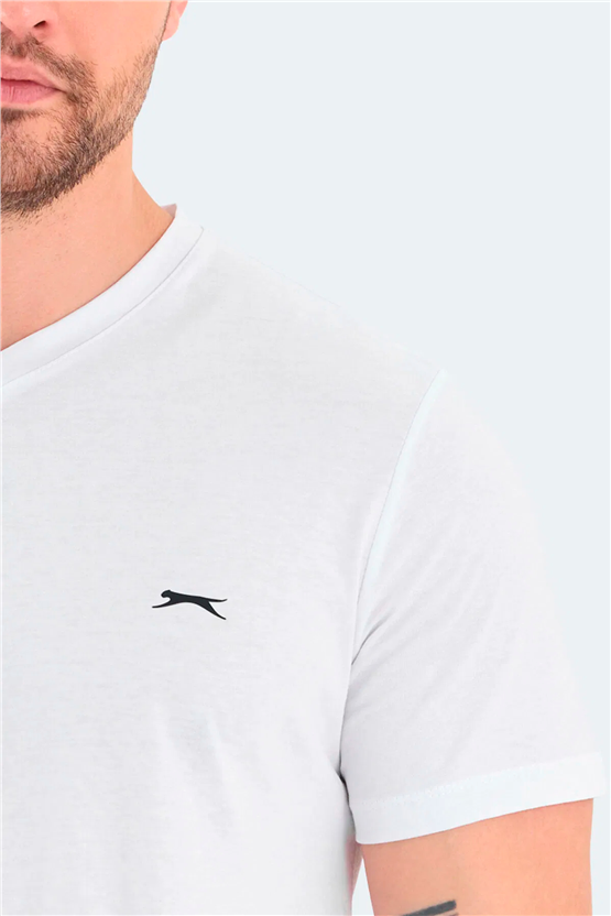 Slazenger Rıvaldo Beyaz Erkek T-Shırt
