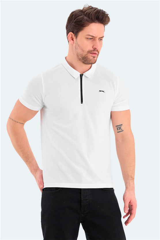 Slazenger Royal Beyaz Erkek T-Shırt
