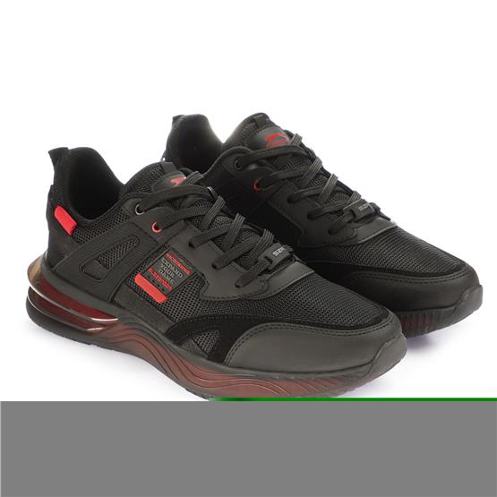 Slazenger Sa12Re533-506 Siyah Kırmızı Zend Erkek Koşu Ayakkabı
