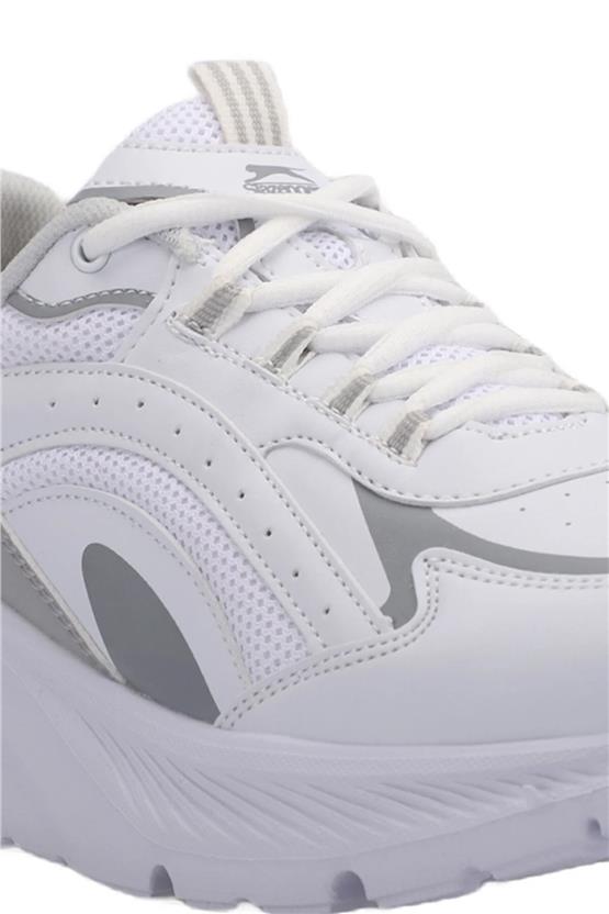 Slazenger Sa13Lk060-002 Bethel Beyaz / Gri Kadın Sneaker
