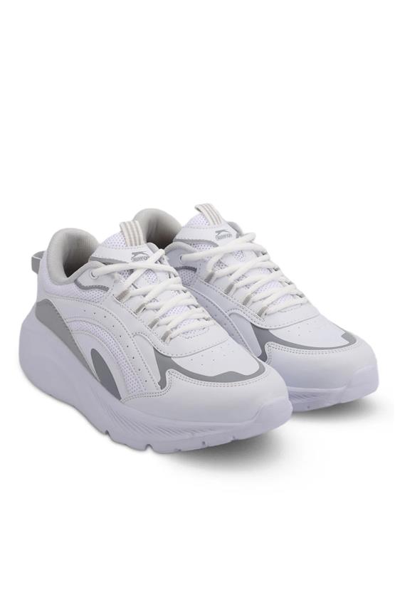 Slazenger Sa13Lk060-002 Bethel Beyaz / Gri Kadın Sneaker
