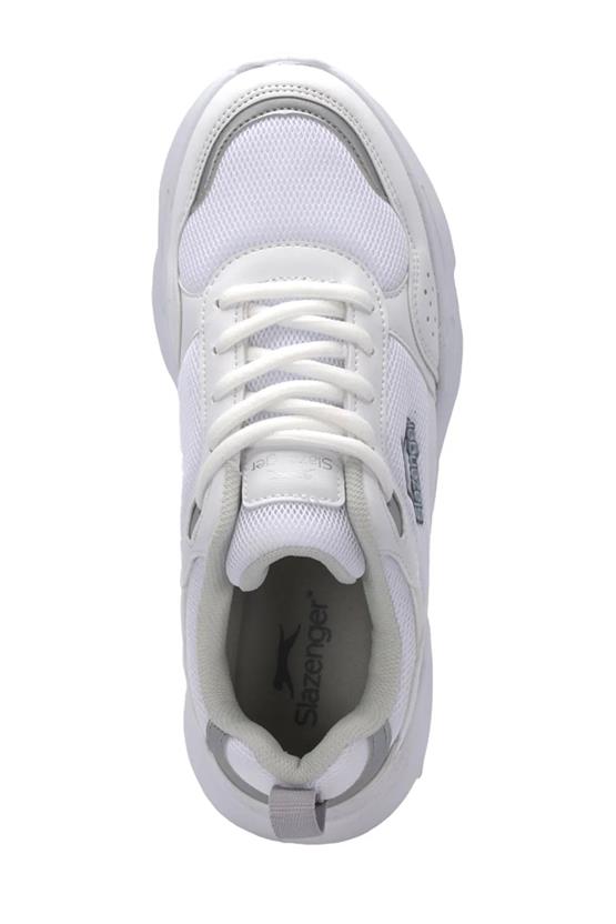 Slazenger Sa15Rk065-002 Omaha Beyaz / Grı Zenne Kosu Ayakkabısı