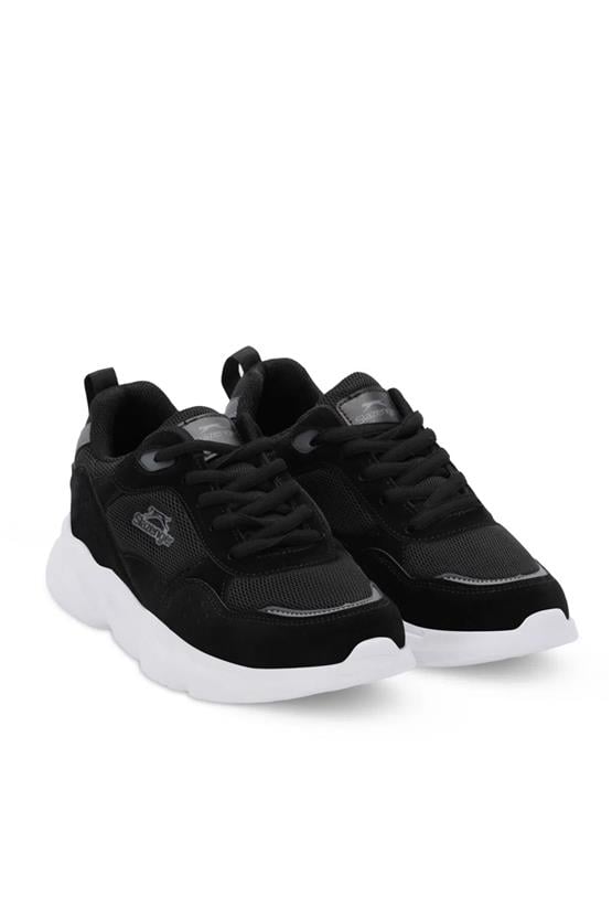 Slazenger Sa15Rk065-510 Omaha Sıyah / Beyaz Zenne Kosu Ayakkabısı
