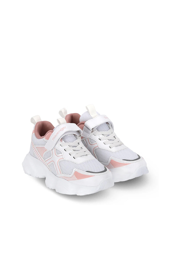 Slazenger Sa16Lf020-061 Fızzy Beyaz / Pudra Filet Kız Çocuk Günlük Ayakkabı