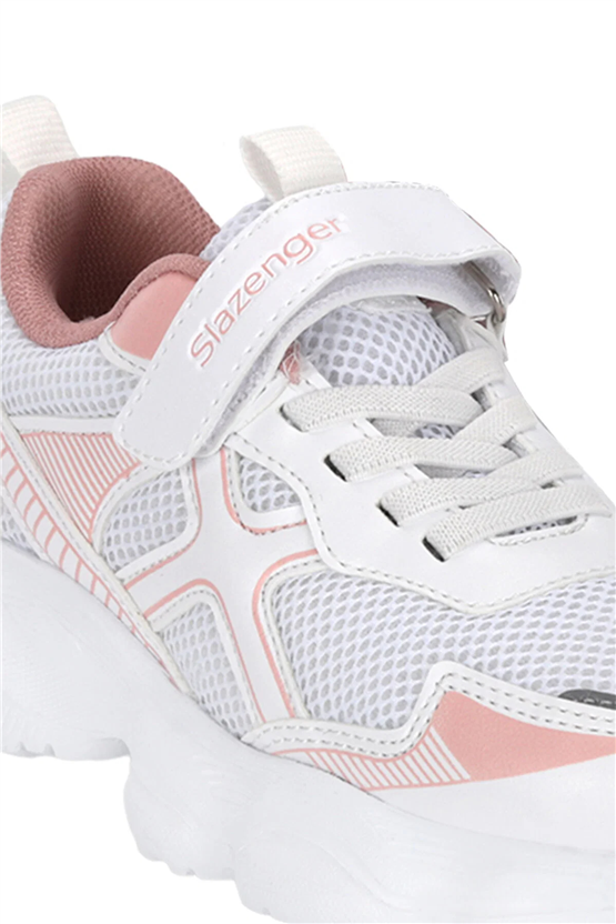 Slazenger Sa16Lf020-061 Fızzy Beyaz / Pudra Filet Kız Çocuk Günlük Ayakkabı