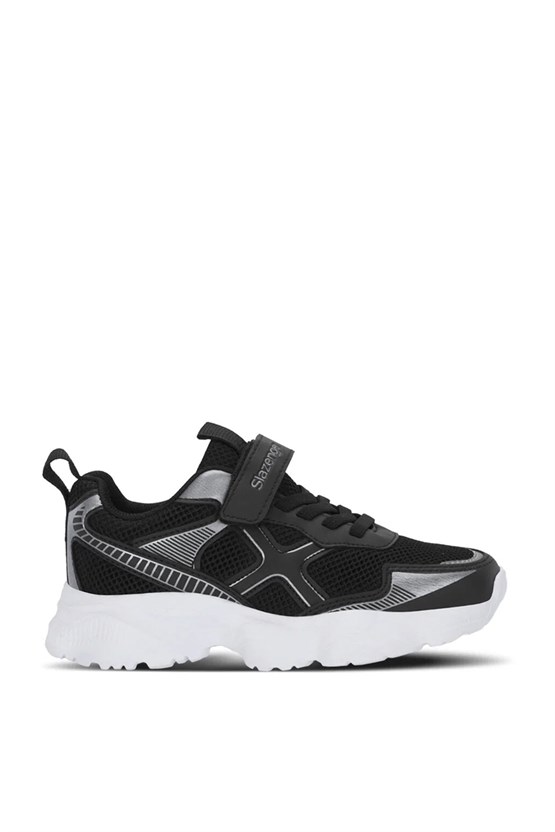 Slazenger Sa16Lf020-519 Fızzy Siyah / Gümüş Filet Unisex Günlük Ayakkabı