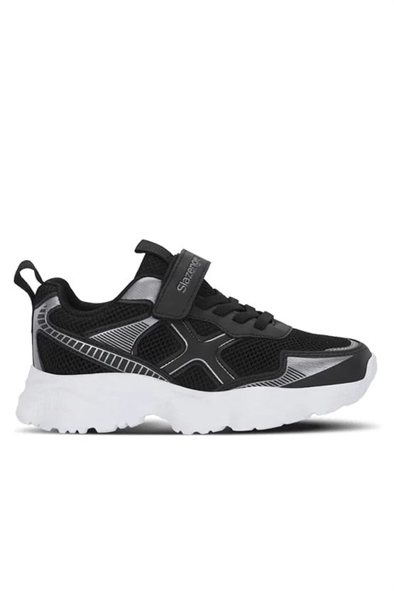 Slazenger Sa16Lf020-519 Fızzy Siyah / Gümüş Filet Unisex Günlük Ayakkabı