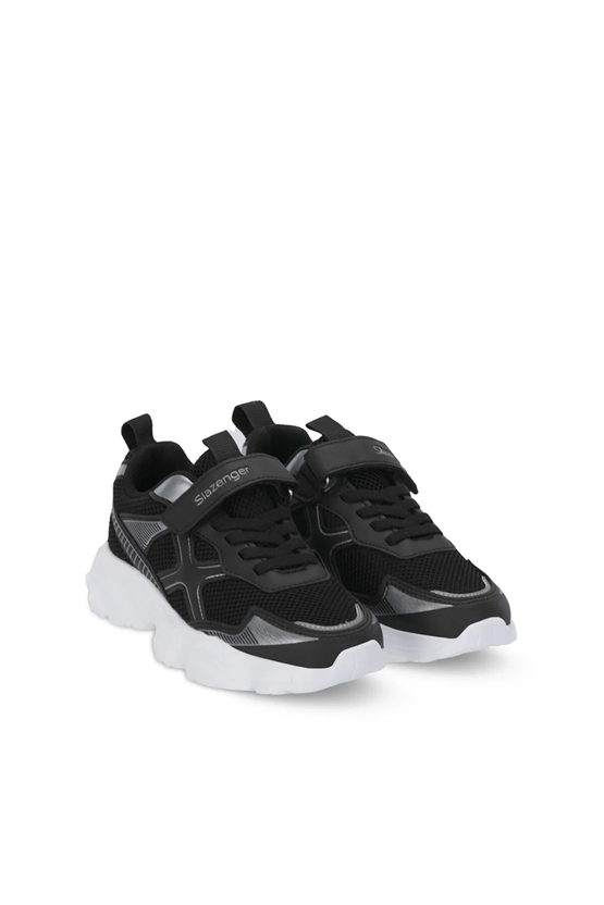 Slazenger Sa16Lf020-519 Fızzy Siyah / Gümüş Filet Unisex Günlük Ayakkabı