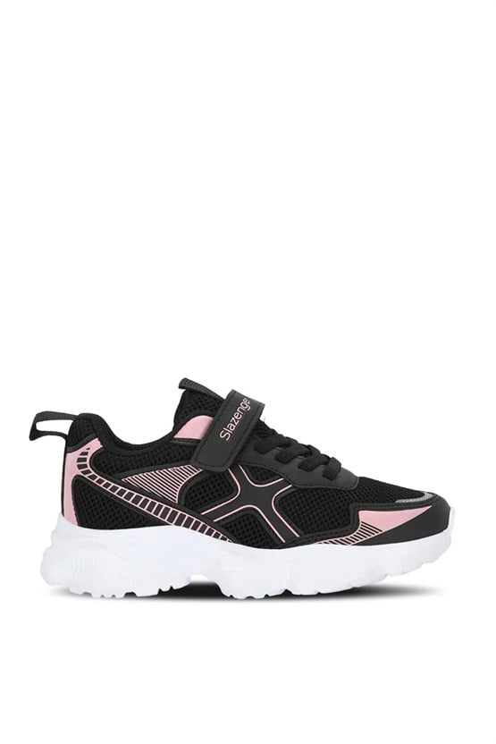 Slazenger Sa16Lf020-563 Fızzy Siyah / Pudra Filet Kız Çocuk Günlük Ayakkabı