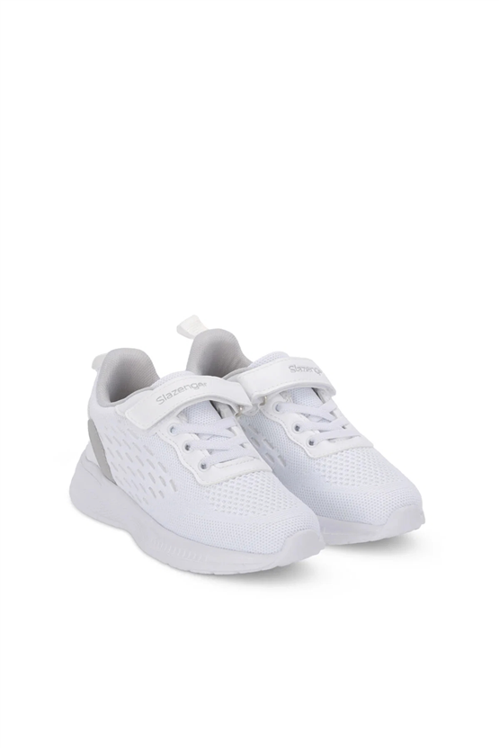 Slazenger SA16LF024-002 Flarex Beyaz / Gri Filet Unısex Spor Ayakkabı