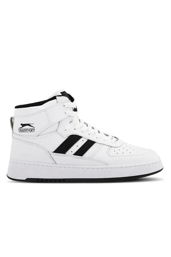 Slazenger Sa23Le017-005 Daphne Hıgh Beyaz-Siyah Erkek Sneaker Ayakkabı
