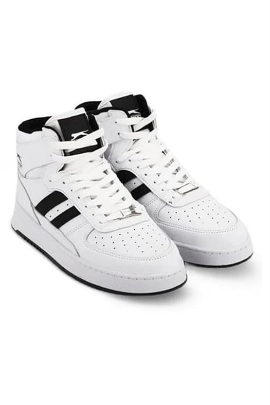 Slazenger Sa23Le017-005 Daphne Hıgh Beyaz-Siyah Erkek Sneaker Ayakkabı