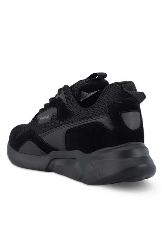 Slazenger Sa23Re048-596 Option Siyah / Siyah Erkek Koşu Ayakkabısı