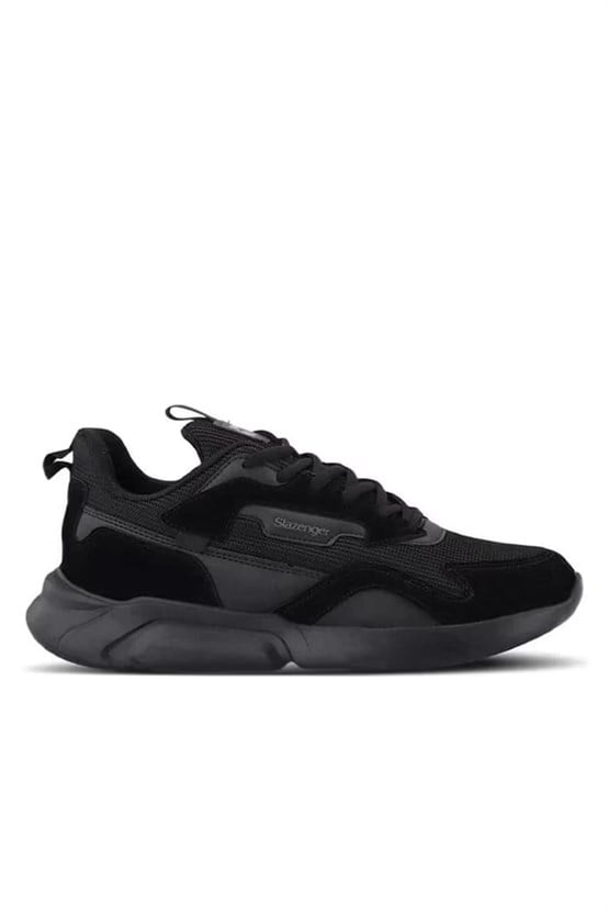 Slazenger Sa23Re048-596 Option Siyah / Siyah Erkek Koşu Ayakkabısı