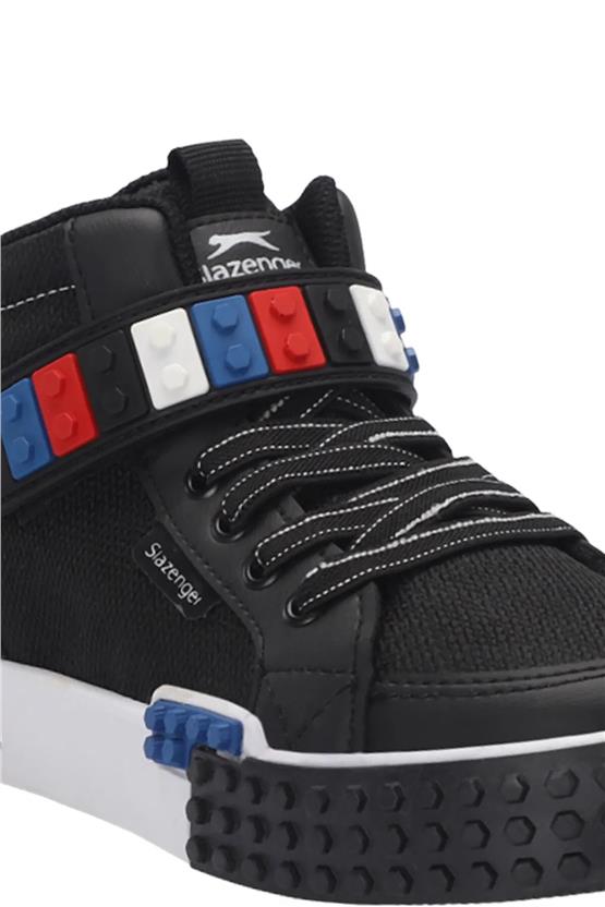 Slazenger Sa24Lf007-510 North Siyah / Beyaz Fılet Erkek Cocuk Sneaker Ayakkabı