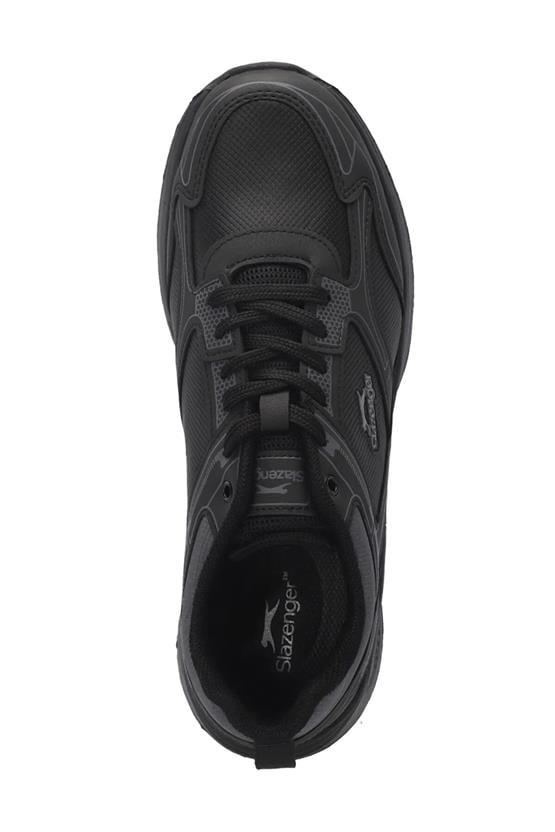 Slazenger Sa24Re001-596 Gıma Sıyah / Sıyah Mrd Kosu Ayakkabısı