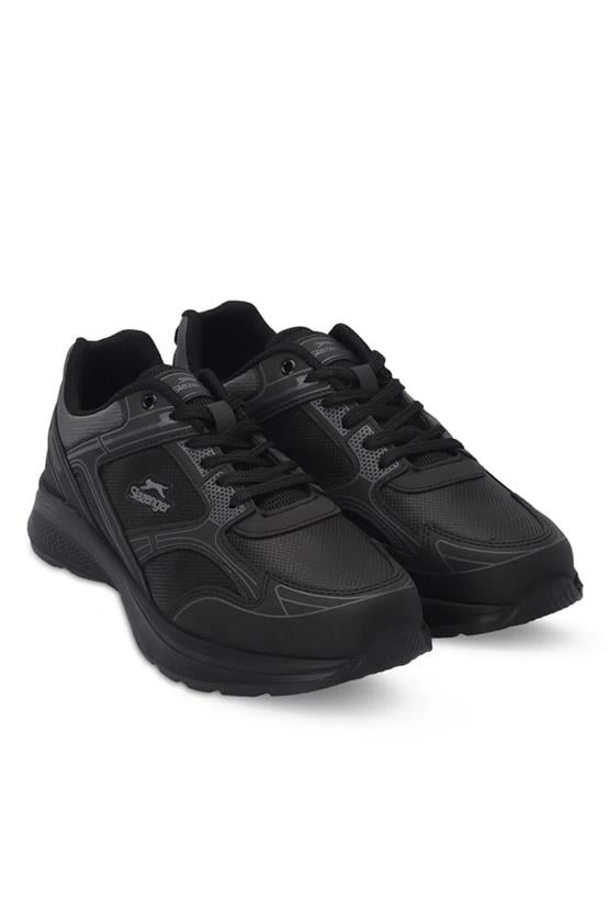 Slazenger Sa24Re001-596 Gıma Sıyah / Sıyah Mrd Kosu Ayakkabısı