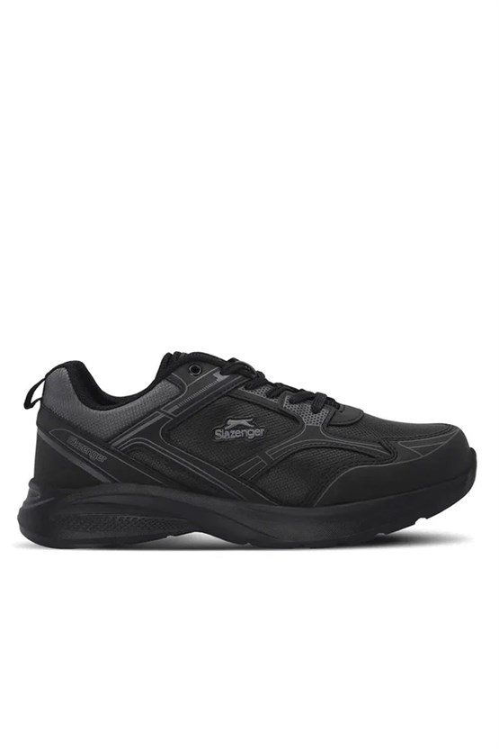 Slazenger Sa24Re001-596 Gıma Sıyah / Sıyah Mrd Kosu Ayakkabısı
