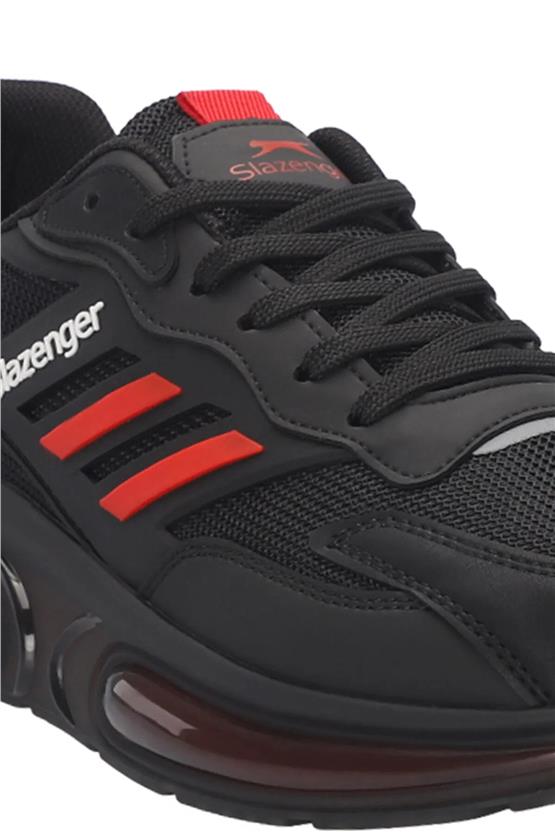 Slazenger Sa24Re006-506 Zıon In Sıyah / Kırmızı Mrd Yuruyus Ayakkabısı
