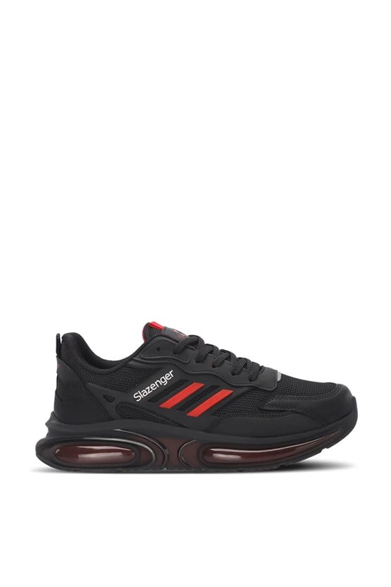 Slazenger Sa24Re006-506 Zıon In Sıyah / Kırmızı Mrd Yuruyus Ayakkabısı