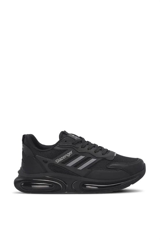 Slazenger Sa24Re006-518 Zıon Sıyah / Fume Erkek Kosu Ayakkabısı