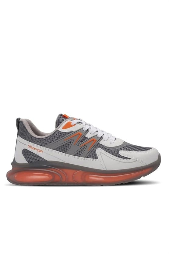Slazenger SA24RE010-225 Zigor Gri / Turuncu Mrd Koşu Ayakkabı