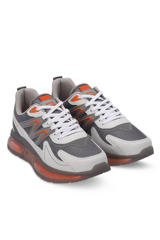 Slazenger SA24RE010-225 Zigor Gri / Turuncu Mrd Koşu Ayakkabı