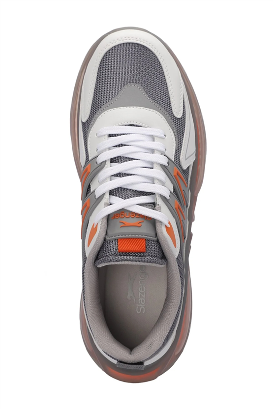Slazenger SA24RE010-225 Zigor Gri / Turuncu Mrd Koşu Ayakkabı