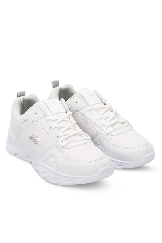 Slazenger SA24RE029-002  Echo Beyaz / Gri Erkek Kosu Ayakkabısı