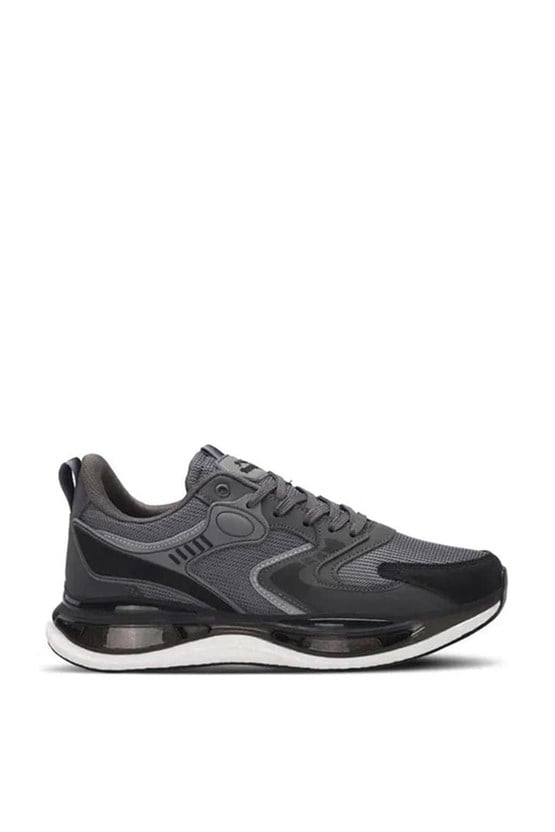 Slazenger Sa24Re086-232 Zowıe Fume / Sıyah Erkek Kosu Ayakkabısı