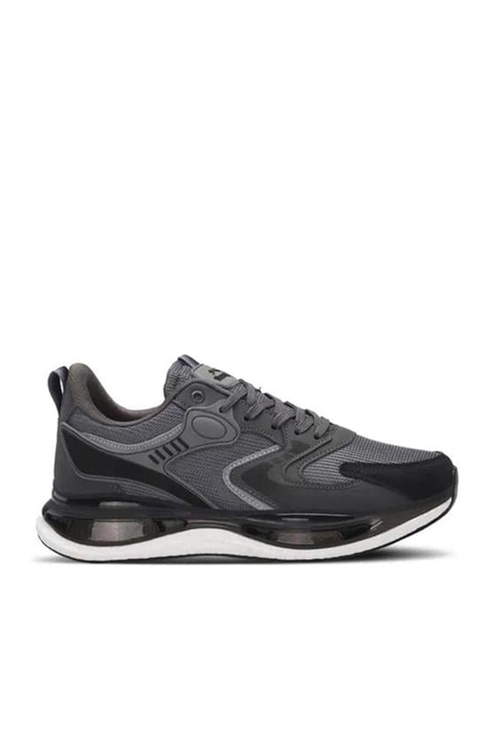 Slazenger Sa24Re086-232 Zowıe Fume / Sıyah Erkek Kosu Ayakkabısı